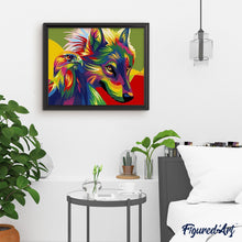 Afbeelding in Gallery-weergave laden, Schilderen op Nummer - Adelaar en wolf Pop-art