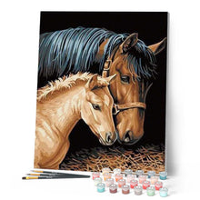 Afbeelding in Gallery-weergave laden, Schilderen op Nummer - Paard en veulen