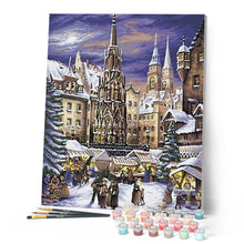 Afbeelding in Gallery-weergave laden, Schilderen op Nummer - Kerstmarkt Neurenberg