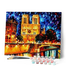 Afbeelding in Gallery-weergave laden, Schilderen op Nummer - Notre Dame bij Nacht