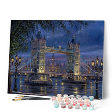 Afbeelding in Gallery-weergave laden, Schilderen op Nummer - Tower Bridge in Londense nacht