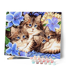 Afbeelding in Gallery-weergave laden, Schilderen op Nummer - De kattenfamilie