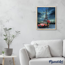 Afbeelding in Gallery-weergave laden, Schilderen op Nummer - Regen en romantiek Eiffeltoren