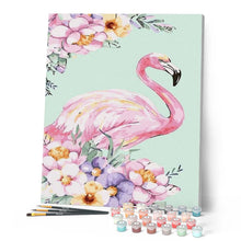 Afbeelding in Gallery-weergave laden, Schilderen op Nummer - Roze flamingo