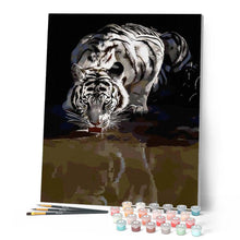Afbeelding in Gallery-weergave laden, Schilderen op Nummer - Tijger reflectie