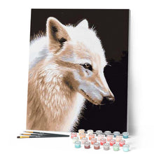 Afbeelding in Gallery-weergave laden, Schilderen op Nummer - witte wolf