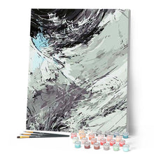 Afbeelding in Gallery-weergave laden, Schilderen op Nummer - Abstract zwart-wit