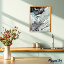 Afbeelding in Gallery-weergave laden, Schilderen op Nummer - Abstract zwart-wit