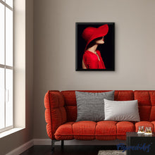 Afbeelding in Gallery-weergave laden, Schilderen op Nummer - De dame met een rode hoed