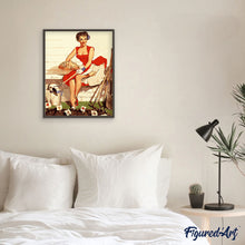 Afbeelding in Gallery-weergave laden, Schilderen op Nummer - Pin-up en tuinieren