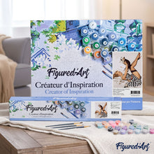 Afbeelding in Gallery-weergave laden, Schilderen op Nummer - Pin-up in jurk en haar hond