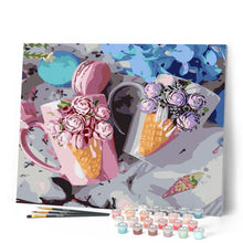 Afbeelding in Gallery-weergave laden, Schilderen op Nummer - Mokken en macarons