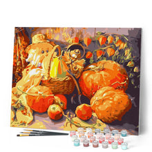 Afbeelding in Gallery-weergave laden, Schilderen op Nummer - Oranje Pompoenen