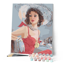 Afbeelding in Gallery-weergave laden, Schilderen op Nummer - Elegante dame