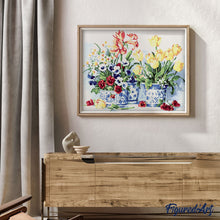 Afbeelding in Gallery-weergave laden, Schilderen op Nummer - Boeketten met bloemen en mooie vazen