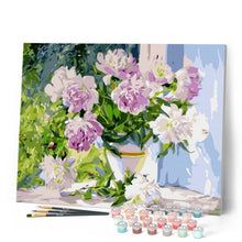 Afbeelding in Gallery-weergave laden, Schilderen op Nummer - Mooi boeket bloemen in de zon