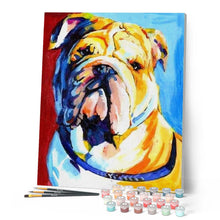 Afbeelding in Gallery-weergave laden, Schilderen op Nummer - Bulldog