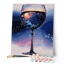 Afbeelding in Gallery-weergave laden, Schilderen op Nummer - Horizonreflectie in een glas