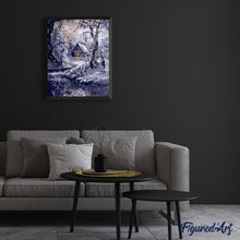 Afbeelding in Gallery-weergave laden, Schilderen op Nummer - Huis en rivier in de winter