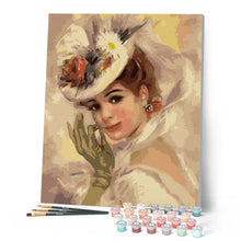 Afbeelding in Gallery-weergave laden, Schilderen op Nummer - Elegante jonge vrouw
