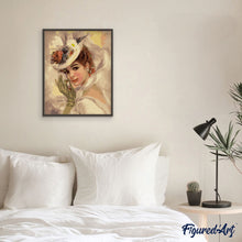 Afbeelding in Gallery-weergave laden, Schilderen op Nummer - Elegante jonge vrouw