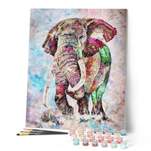 Afbeelding in Gallery-weergave laden, Schilderen op Nummer - Olifant aquarel