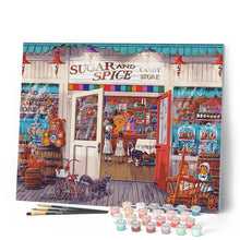 Afbeelding in Gallery-weergave laden, Schilderen op Nummer - Sugar and Spice Shop
