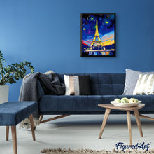 Afbeelding in Gallery-weergave laden, Schilderen op Nummer - Veelkleurige Eiffeltoren