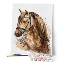 Afbeelding in Gallery-weergave laden, Schilderen op Nummer - Bruin paard