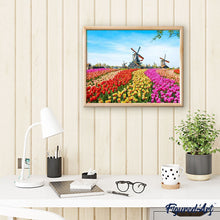 Afbeelding in Gallery-weergave laden, Schilderen op Nummer - Hollandse molenbloemen