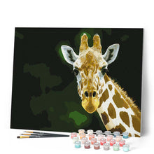 Afbeelding in Gallery-weergave laden, Schilderen op Nummer - Hoofd en nek van giraffe