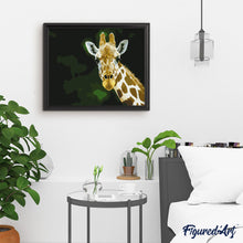 Afbeelding in Gallery-weergave laden, Schilderen op Nummer - Hoofd en nek van giraffe