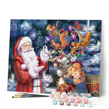 Afbeelding in Gallery-weergave laden, Schilderen op Nummer - Kerstman Kersttijd