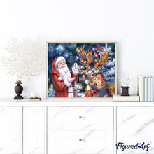 Afbeelding in Gallery-weergave laden, Schilderen op Nummer - Kerstman Kersttijd