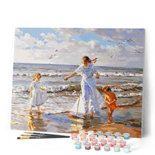 Afbeelding in Gallery-weergave laden, Schilderen op Nummer - Spelen op het strand