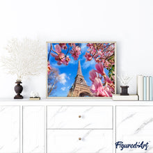 Afbeelding in Gallery-weergave laden, Schilderen op Nummer - Eiffeltoren met bloemen