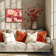 Afbeelding in Gallery-weergave laden, Schilderen op Nummer - Kleur Oranje Perzik Rozen