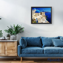 Afbeelding in Gallery-weergave laden, Schilderen op Nummer - Santorini Blauw Wit