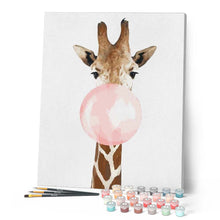 Afbeelding in Gallery-weergave laden, Schilderen op Nummer - Giraffe Bubbel