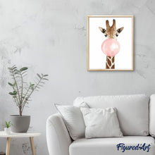 Afbeelding in Gallery-weergave laden, Schilderen op Nummer - Giraffe Bubbel