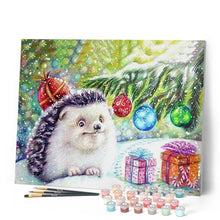 Afbeelding in Gallery-weergave laden, Schilderen op Nummer - Kerst Egel