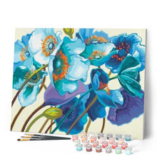Afbeelding in Gallery-weergave laden, Schilderen op Nummer - Blauwe bloemen