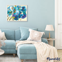 Afbeelding in Gallery-weergave laden, Schilderen op Nummer - Blauwe bloemen