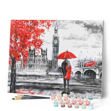 Afbeelding in Gallery-weergave laden, Schilderen op Nummer - Rood landschap in Londen