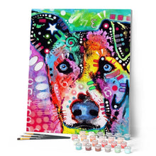 Afbeelding in Gallery-weergave laden, Schilderen op Nummer - Hond Mode Kleur: