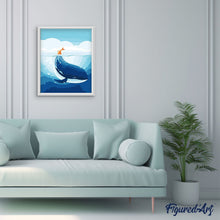 Afbeelding in Gallery-weergave laden, Schilderen op Nummer - Blauwe vinvis