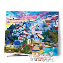 Afbeelding in Gallery-weergave laden, Schilderen op Nummer - Mediterrane stad