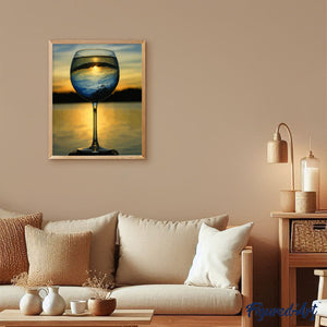 Figured'Art Schilderen op Nummer Volwassenen met lijst - Wijn Mix - Handwerk acrylverf Kit DIY Compleet - 40x50cm Canvas al ingelijst Figured'Art Schilderen op Nummer Volwassenen met lijst - Wijn Mix - Handwerk acrylverf Kit DIY Compleet - 40x50cm Canvas al ingelijst
