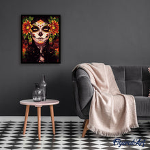 Afbeelding in Gallery-weergave laden, Schilderen op Nummer - Vrouw gezicht en bloemen