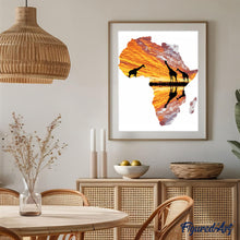 Afbeelding in Gallery-weergave laden, Schilderen op Nummer - Afrika en giraffen